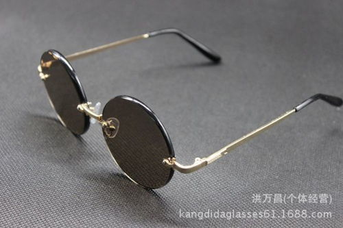 厂家生产 精品天然水晶眼镜 复古眼镜圆形眼镜 时尚茶色眼镜